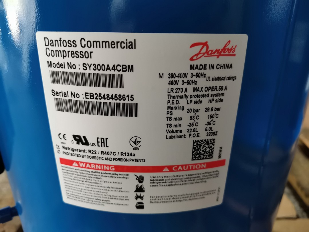 SY300A4CBM Danfoss Refrigeration Compressor